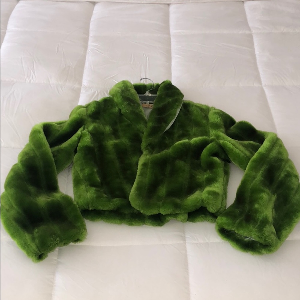 Green Fur Jacket